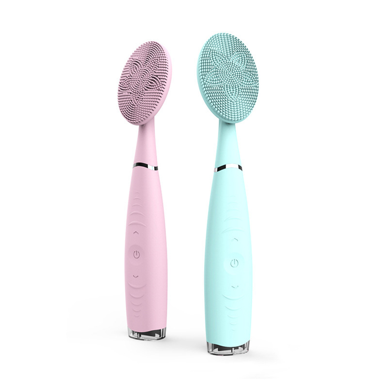 Facial Cleansing Brush Waterproof Silicone Cleansing Tool Portable Electric Handheld Facial Cleaning Brush Mini Pore Cleaner - Image 4