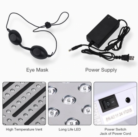 7 Colors PDF Led Light Therapy LED Mask Skin Rejuvenation Photon Device Spa Acne Remover Anti-Wrinkle Red Led Light Treatment - Image 4