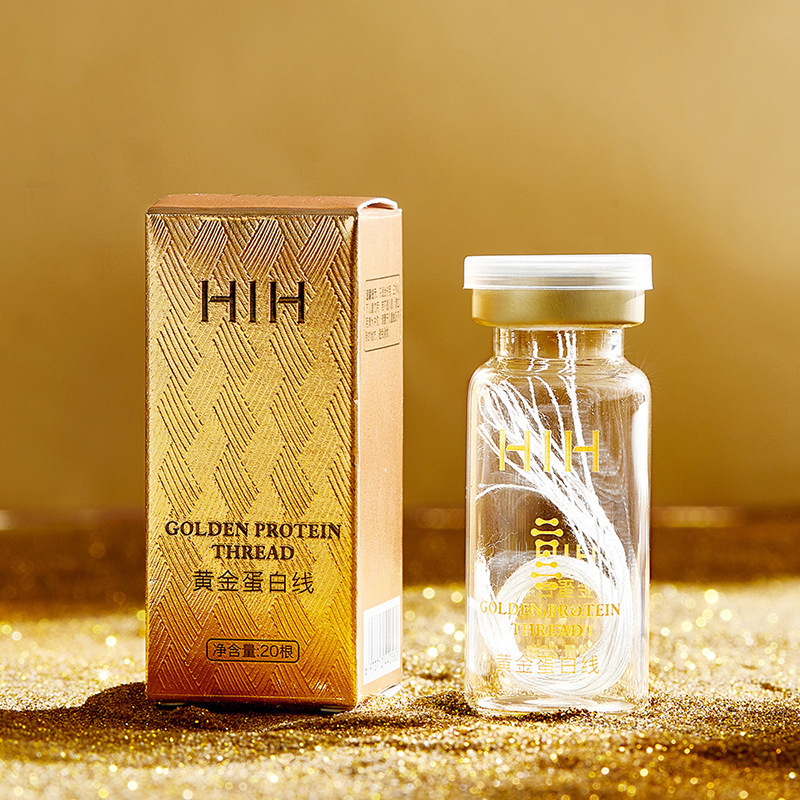 Gold Protein Peptide Kit Beauty Salon Skin Care Product Set Gold Thread Carving Liquid - Image 3