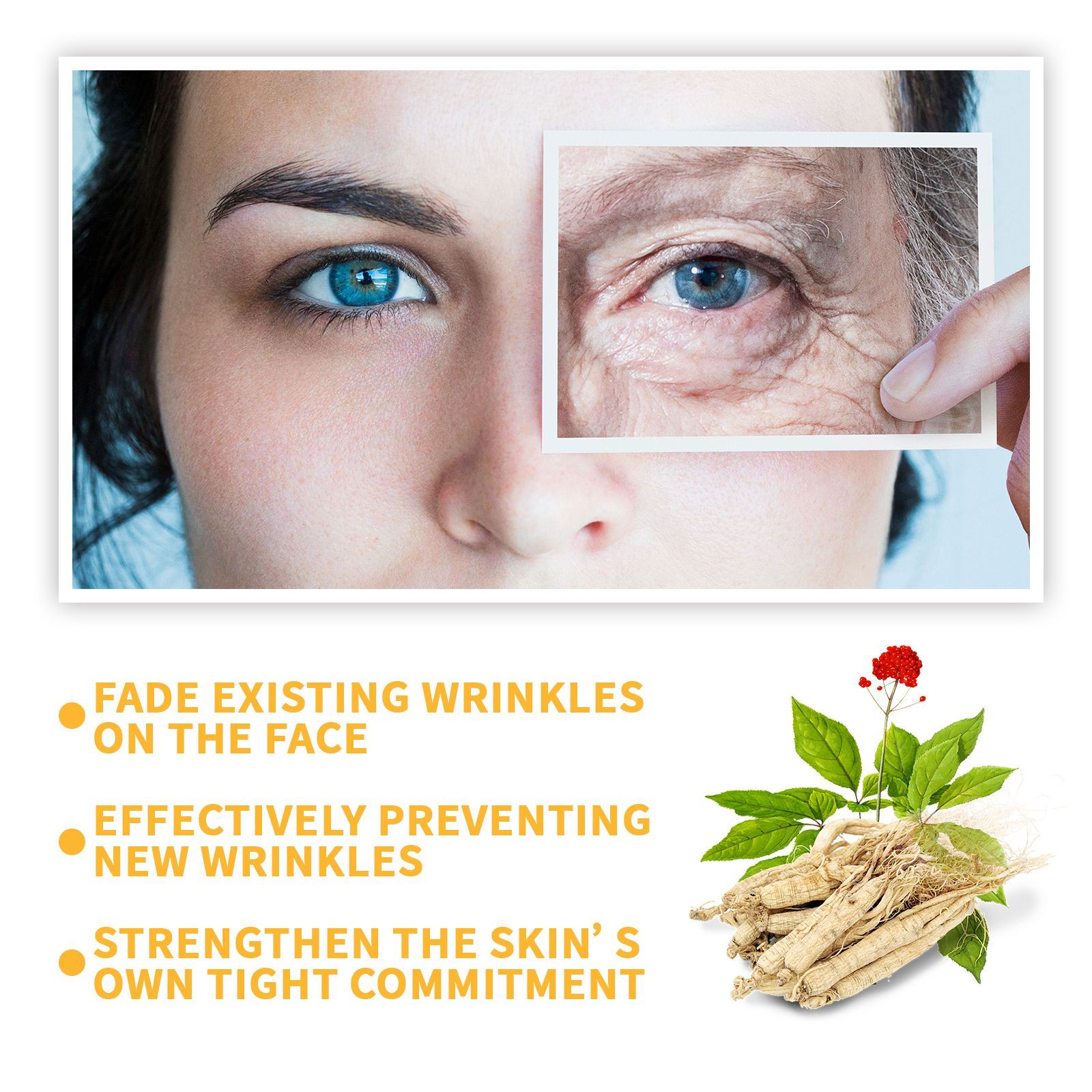 EELHOE Ginseng Essence For Fading Fine Lines, Firming Face, And Moisturizing Skin Serum - Image 3